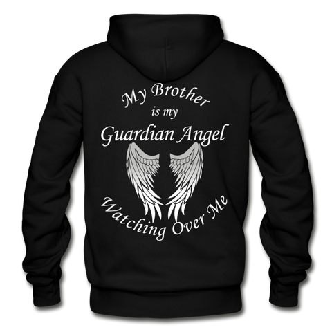 Brother Guardian Angel Gildan Heavy Blend Adult Hoodie (CK1404) - black