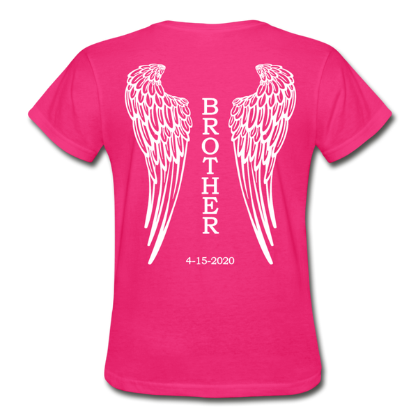 Brother 4-15-2020 Gildan Ultra Cotton Ladies T-Shirt - fuchsia