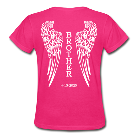 Brother 4-15-2020 Gildan Ultra Cotton Ladies T-Shirt - fuchsia