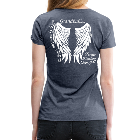 Grandbabies Women’s Premium T-Shirt - heather blue