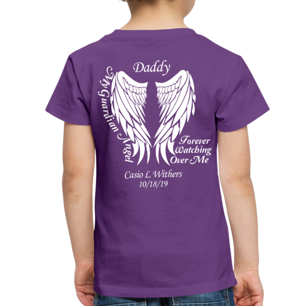 Daddy Casio Toddler Premium T-Shirt - purple