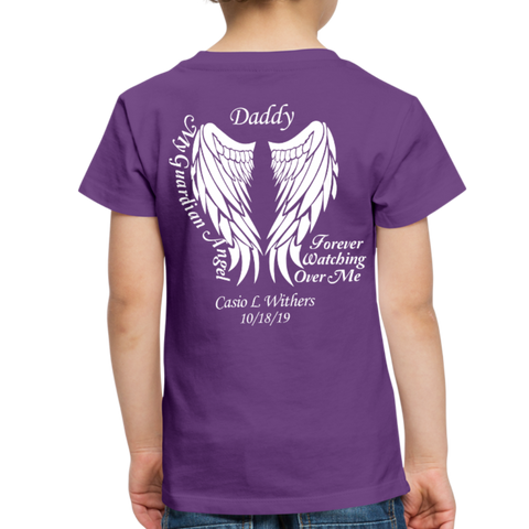 Daddy Casio Toddler Premium T-Shirt - purple