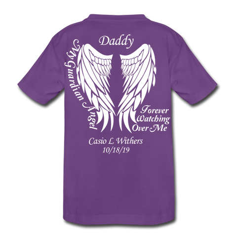 Daddy Casio Kids' Premium T-Shirt - purple