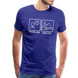 Funny Fishing Shirt Men's Premium T-Shirt (KS1002) - royal blue