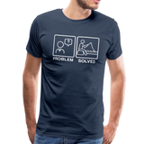 Funny Fishing Shirt Men's Premium T-Shirt (KS1002) - navy