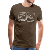 Funny Fishing Shirt Men's Premium T-Shirt (KS1002) - noble brown