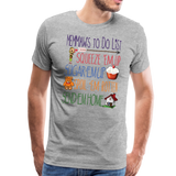 Memaw's ToDo List Men's Premium T-Shirt (CK1617) - heather gray