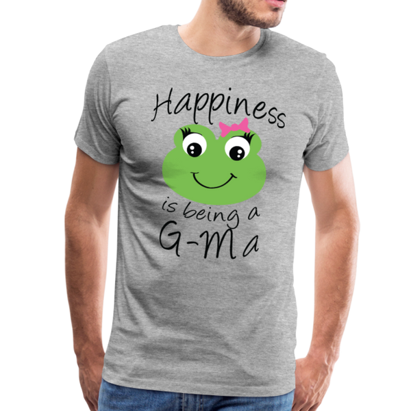 Happiness is being a G-Ma Men's Premium T-Shirt - heather gray