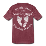 My Big Mama Kids' Premium T-Shirt - heather burgundy