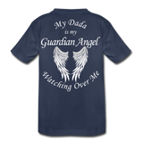 My Dada is my Guardian Angel Kids' Premium T-Shirt - navy