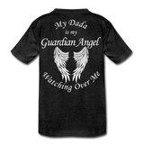 My Dada is my Guardian Angel Kids' Premium T-Shirt - charcoal gray
