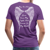 My Brother Gone From Sight Men's Premium T-Shirt (CK1800) - purple