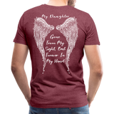 My Daughter Gone From Sight Men's Premium T-Shirt (CK1802) - heather burgundy