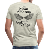 Daughter of an Angel Mom Amazing Angel Men's Premium T-Shirt - heather oatmeal