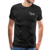 Being a Gigi Makes My Life Complete Men's Premium T-Shirt (CK1537) - charcoal gray