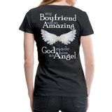 Boyfriend Amazing Angel Women’s Premium T-Shirt - black