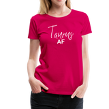 Taurus AF Women’s Premium T-Shirt (CK1579) - dark pink