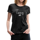 Taurus AF Women’s Premium T-Shirt (CK1579) - charcoal gray