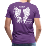 Sister Guardian Angel Men's Premium T-Shirt (Ck1484) - purple