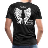 Sister Guardian Angel Men's Premium T-Shirt (Ck1484) - charcoal gray