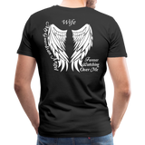 Wife Guardian Angel Men's Premium T-Shirt - black