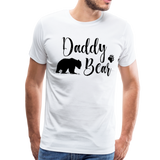 Daddy Bear Men's Premium T-Shirt - white