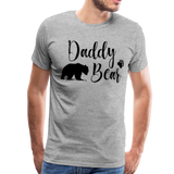 Daddy Bear Men's Premium T-Shirt - heather gray