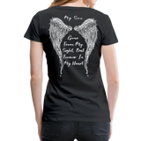 My Son Gone From Sight Women’s Premium T-Shirt (CK1803) - black