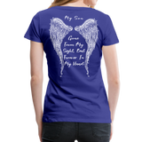 My Son Gone From Sight Women’s Premium T-Shirt (CK1803) - royal blue