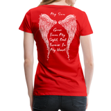 My Son Gone From Sight Women’s Premium T-Shirt (CK1803) - red