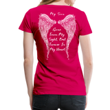 My Son Gone From Sight Women’s Premium T-Shirt (CK1803) - dark pink