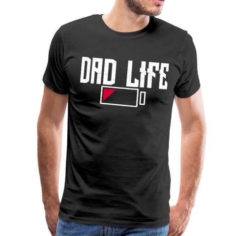 Dad Life Men's Premium T-Shirt (Ck1502) - black