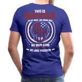 This is America Men's Premium T-Shirt (CK1841) - royal blue