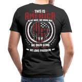This is America Men's Premium T-Shirt - black