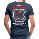 This is America Men's Premium T-Shirt - navy