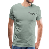 Being a Mema Makes My Life Complete Men's Premium T-Shirt (CK1536) - steel green