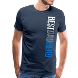 Best Dad Hero Men's Premium T-Shirt (CK1033) - navy