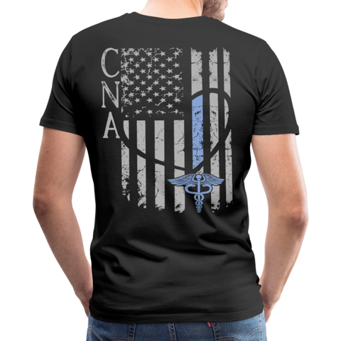 CNA Flag Men's Premium T-Shirt - black