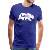 Papa Bear Men's Premium T-Shirt (CK1093) - royal blue