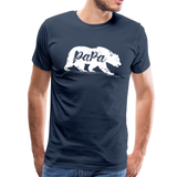 Papa Bear Men's Premium T-Shirt (CK1093) - navy