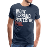 Daddy Husband Protector Men's Premium T-Shirt CK10409 - navy