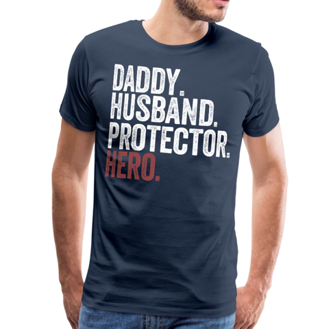 Daddy Husband Protector Men's Premium T-Shirt CK10409 - navy