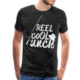 Reel Cool Uncle Men's Premium T-Shirt (KS1007) - charcoal gray