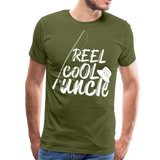Reel Cool Uncle Men's Premium T-Shirt (KS1007) - olive green