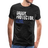 Daddy Protector Hero Men's Premium T-Shirt - charcoal gray