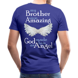 Brother Amazing Angel Men's Premium T-Shirt (CK1605) - royal blue