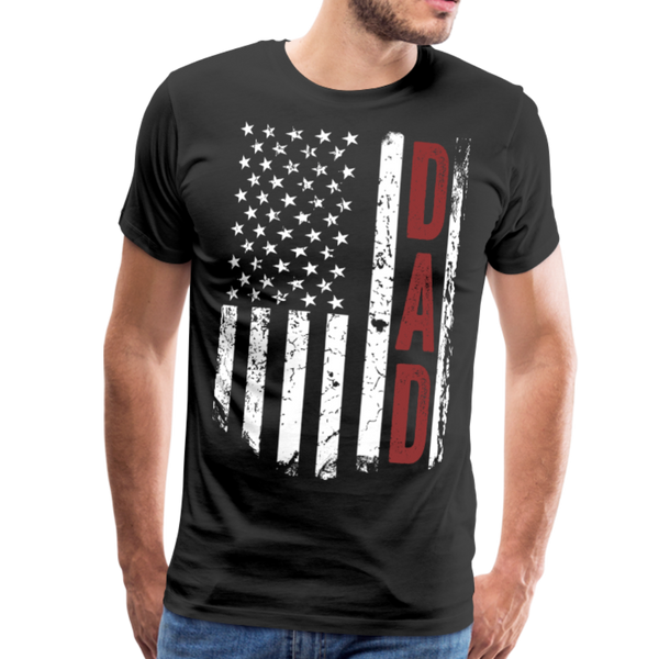 American Dad - Red Men's Premium T-Shirt (CK1874) - black