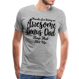Awesome Bonus Dad Men's Premium T-Shirt - heather gray