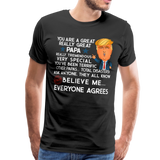Papa Trump Men's Premium T-Shirt (CK1846) - black