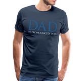 Dad It's Pronounced Boss Men's Premium T-Shirt (CK1040) - navy